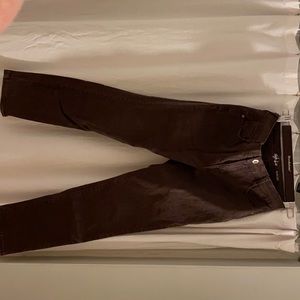 BROWN SLIM LEG DENIM BY “style & co” ANKLE HEIGHT SIZE 4p